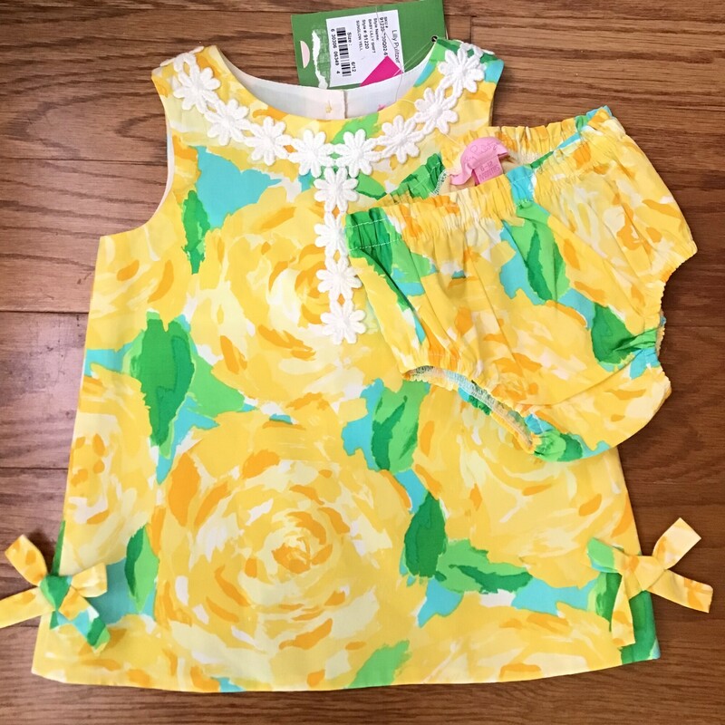 Lilly Pulitzer Dress NEW, Yellow, Size: 6-12m

brand new with tag

PLEASE NOTE while I do look over our Lilly items carefully, I do not inspect every square inch. I do look to inspect for any obvious holes, tears, and stains but I am human and may miss something. If this bothers you, please wait to purchase the item in store rather than online.


ALL ONLINE SALES ARE FINAL.
NO RETURNS
REFUNDS
OR EXCHANGES

PLEASE ALLOW AT LEAST 1 WEEK FOR SHIPMENT. THANK YOU FOR SHOPPING SMALL!