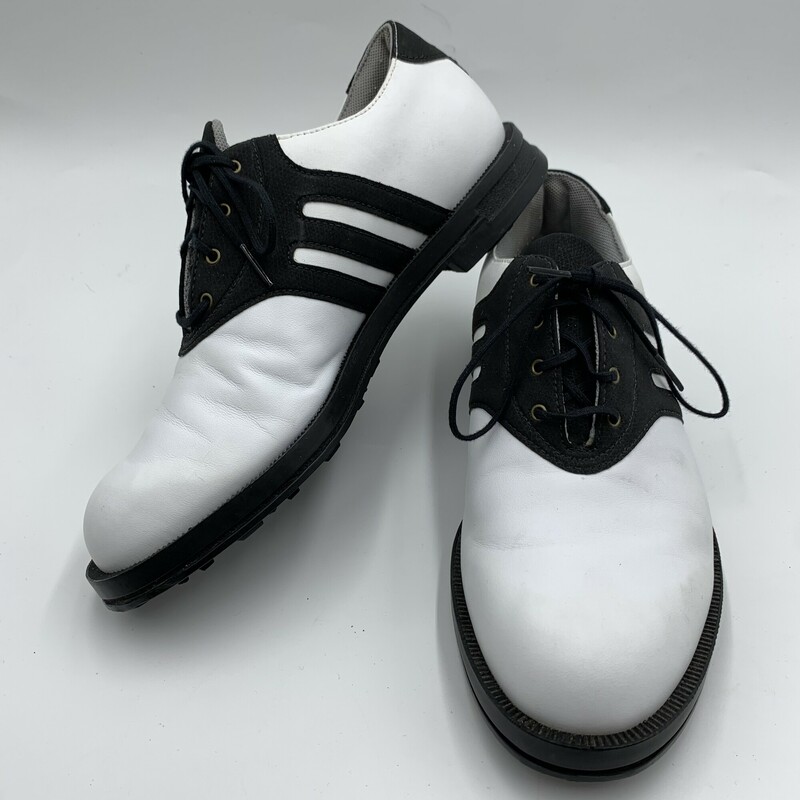 Adidas Golf, Blk/whit, Size: 6.5