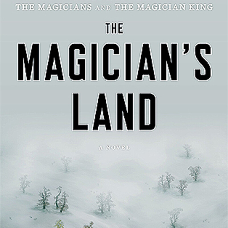Paperback

The Magician's Land
(The Magicians #3)
by Lev Grossman (Goodreads Author)

Quentin Coldwater has been cast out of Fillory, the secret magical land of his childhood dreams. With nothing left to lose, he returns to where his story began, the Brakebills Preparatory College of Magic, but he can’t hide from his past, and it’s not long before it comes looking for him.

Along with Plum, a brilliant young undergraduate with a dark secret of her own, Quentin sets out on a crooked path through a magical demimonde of gray magic and desperate characters. But all roads lead back to Fillory, and his new life takes him to old haunts, like Antarctica, and to buried secrets and old friends he thought were lost forever. He uncovers the key to a sorcery masterwork, a spell that could create magical utopia, and a new Fillory--but casting it will set in motion a chain of events that will bring Earth and Fillory crashing together. To save them he will have to risk sacrificing everything.