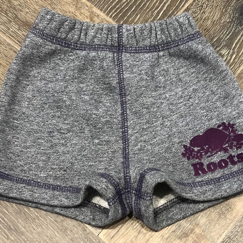 Roots Shorts, Grey, Size: 3-6M