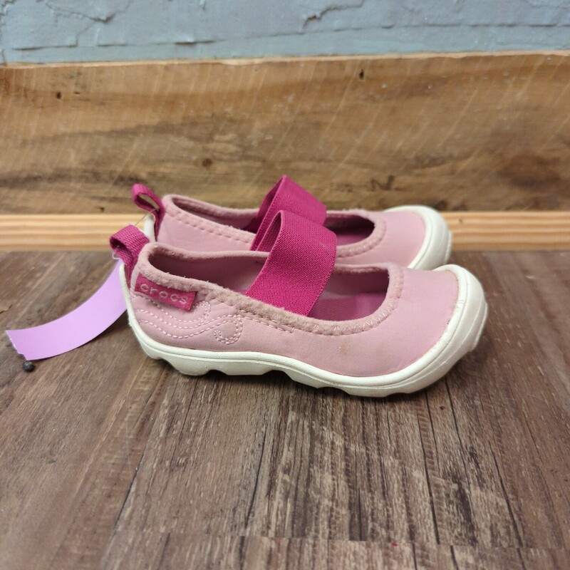 Crocs Elastic MJs Toddler, Pink, Size: Shoes 6