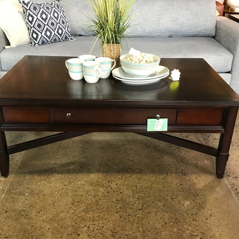 Whether you're staging a bold display in the living room or looking to bring a cohesive touch to your well-appointed entertainment space, this wooden table set effortlessly outfits any ensemble. Featuring a coffee table with two matching,  end tables, this collection sets the perfect foundation for your seating group. Let the long coffee table sit over a rug, then top it off with a spread of fashion magazines and art books to round out the look. Elsewhere around the space, use the two end tables to flank a comfy sofa, or spread them out around different seats in the space to arrange framed photos and glowing table lamps. As a final finishing touch, use the lower shelves to keep baskets of remotes and other entertainment essentials corralled.

Dimensions:
Coffee Table w/drawer 50 x 30 x 19
2 x End Tables w/drawer 22 x 26 x 24