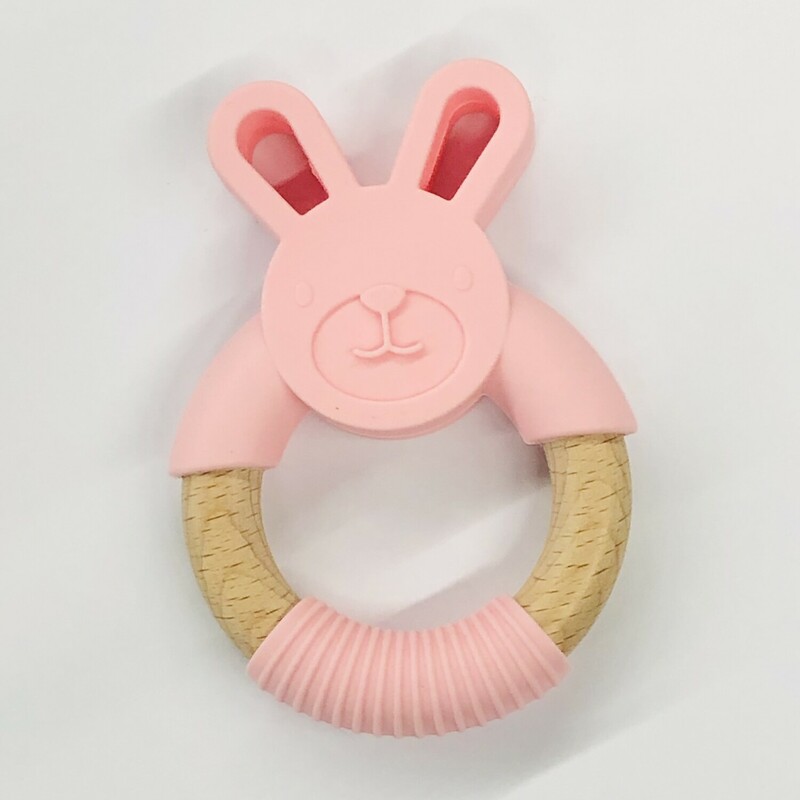 B&B Teething, Size: Bunny, Item: Pink