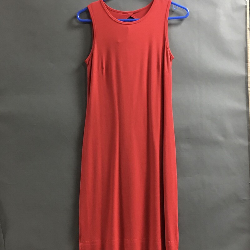 No Brand Poly Blend Shift, Red, Size: 6
sleeveless, piullover, polyblend jersey knit, midcalf length, scoop neck with open circle cut upper back, reinforced hem. Great travel dress.
No maker or material tags.
Suggested cleaning: Hand wash gentle separately, cold, no bleach, hang dry.
8.6 oz