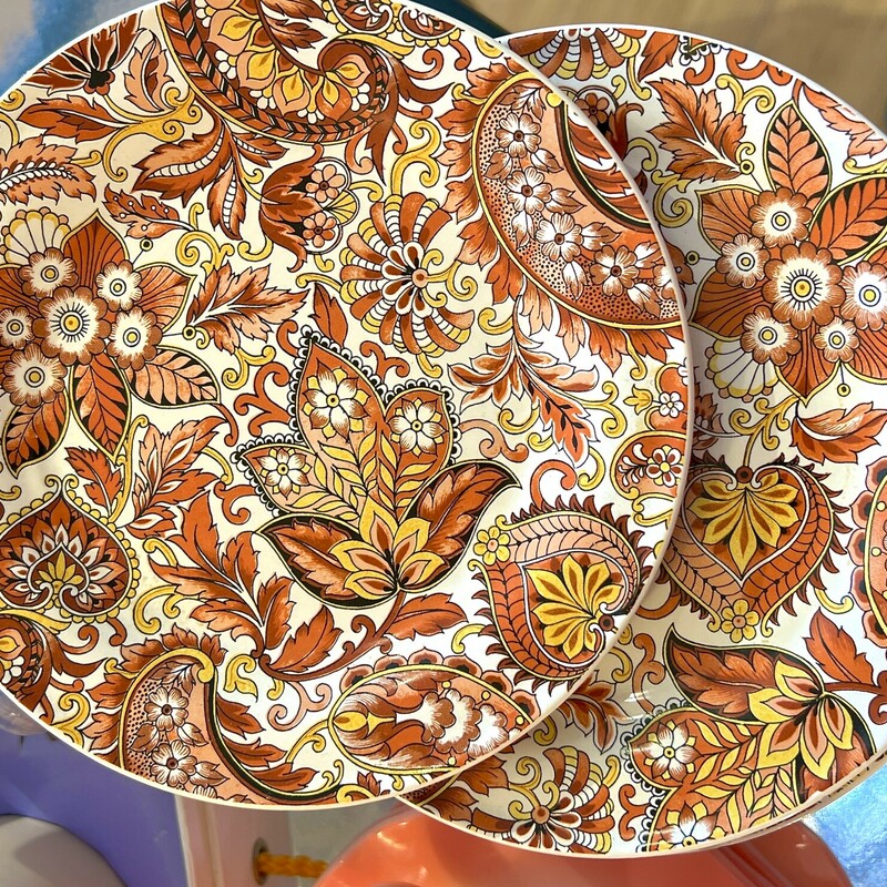 Plates Desert Hand Painte