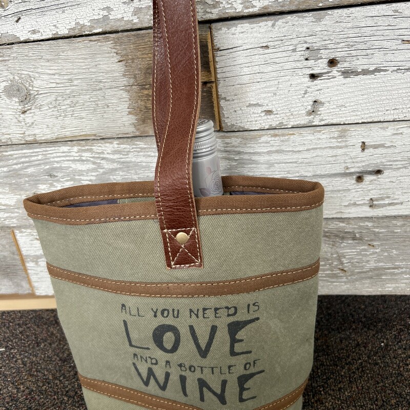 Double Wine Bottle Bag, Size: 10x10