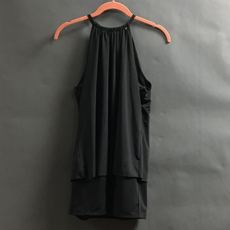 No Brand Halter, Black, Size: Medium
Heavy layered, lined nylon, V neck, sleeveless, drawstring neckline, The length falls below hip line, high thigh. No tags or brand. this item has been modified with hand stitching.
10.3oz