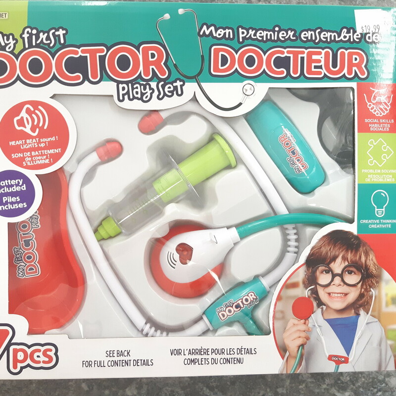 Doctor Kit, 8 Tools, Size: Pretend