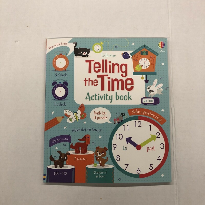 Telling The Time, Size: Usborne, Item: NEW