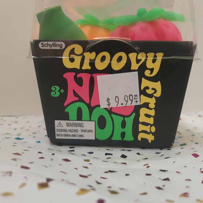 Groovy Fruit Nee Doh, 3 Piece, Size: Sensory