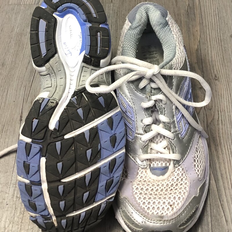 Saucony Running Shoes, Grey Lavander , Size: 1.5Y
