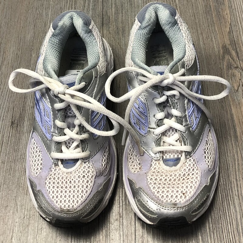 Saucony Running Shoes, Grey Lavander , Size: 1.5Y