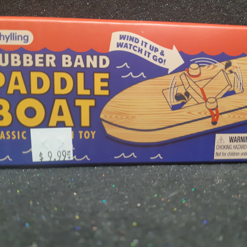 Rubber Band Power Boat