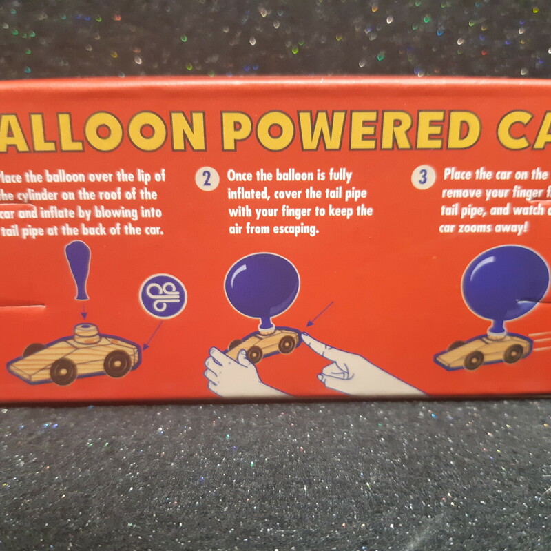Balloon Powered Car, 4+, Size: Loot Bag