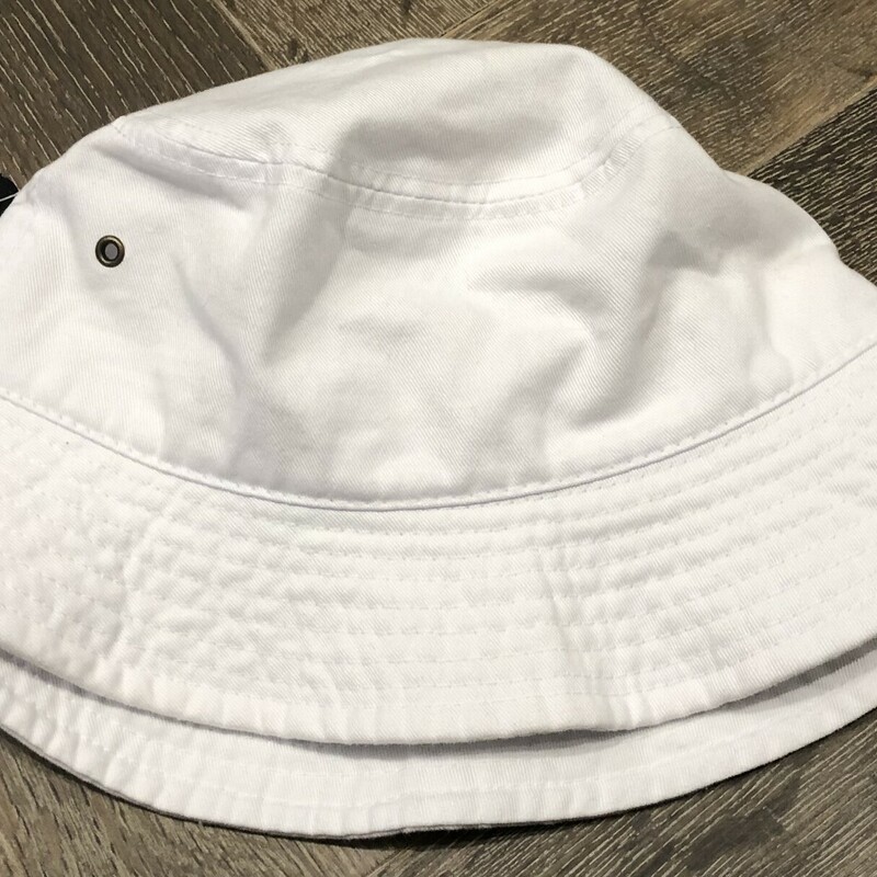 Bucket Hat - NEW!, White, Size: Youth<br />
100 % Cotton