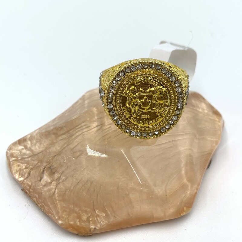 Ring Heraldic, Gold, Size: 10