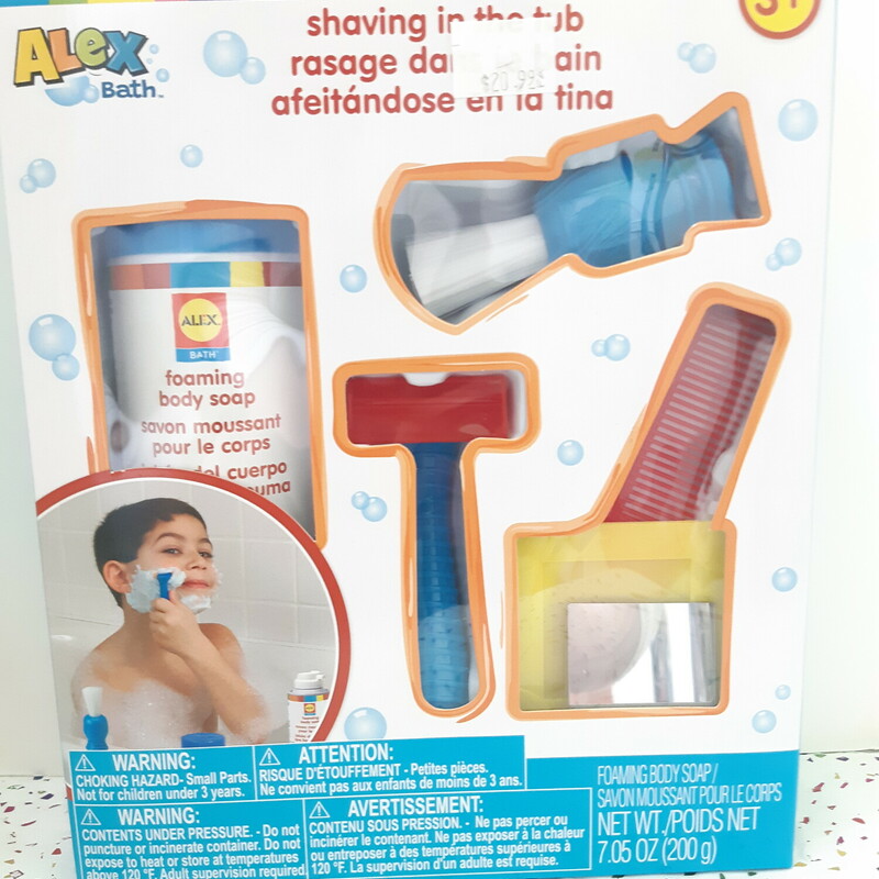 Shaving In The Tub, 3+, Size: Bath Toys