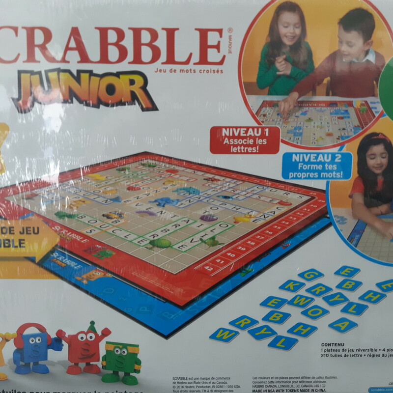 Scrabble Jr In French, 5+, Size: Game