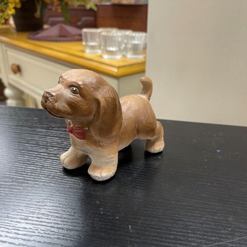 Vintage Ceramic Dog, Size: 4 Tall