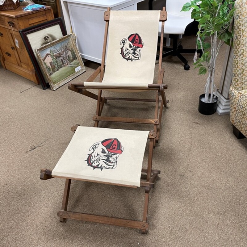 UGA Canvas Sling Chair+Ot