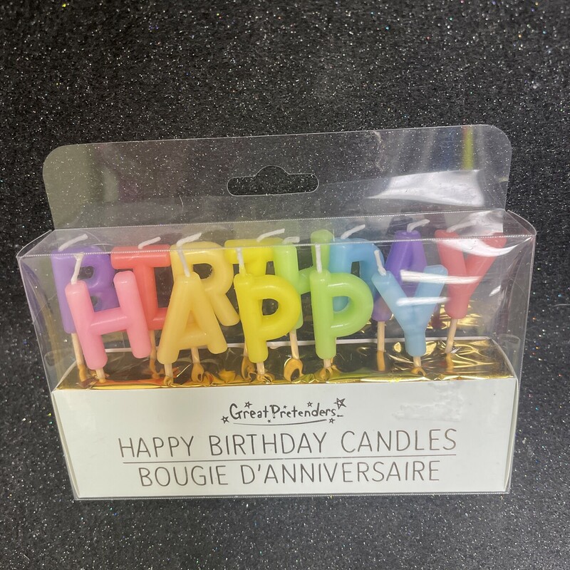 HBD Candles, Cake, Size: Decor