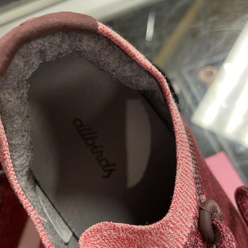 Allbirds Recycled Sneakers, Ruby, Size: 8M.  Super comfy.