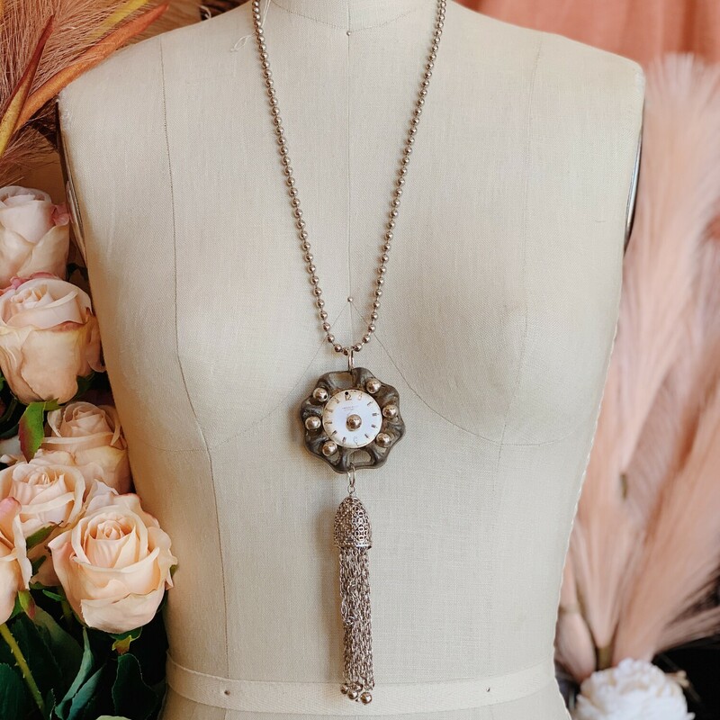This handmade necklace is on a 24 inch chain!