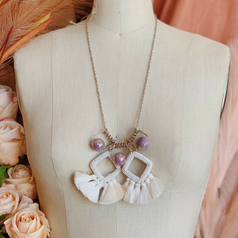 This handmade necklace is on a 24 inch chain!