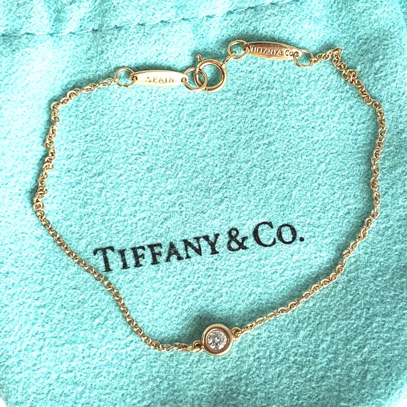 Tiffany Diamond<br />
18k Rose Gold<br />
7 inches