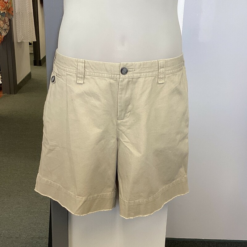 Shorts, Taupe, Size: 16