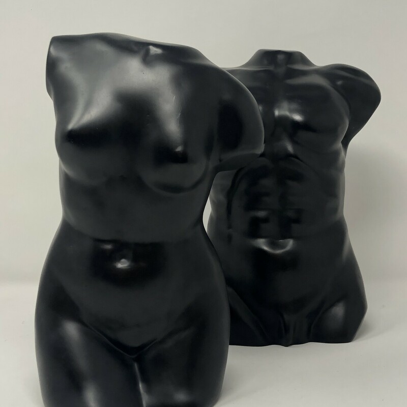 Male/Female Sculptures
Black
Set Of 2