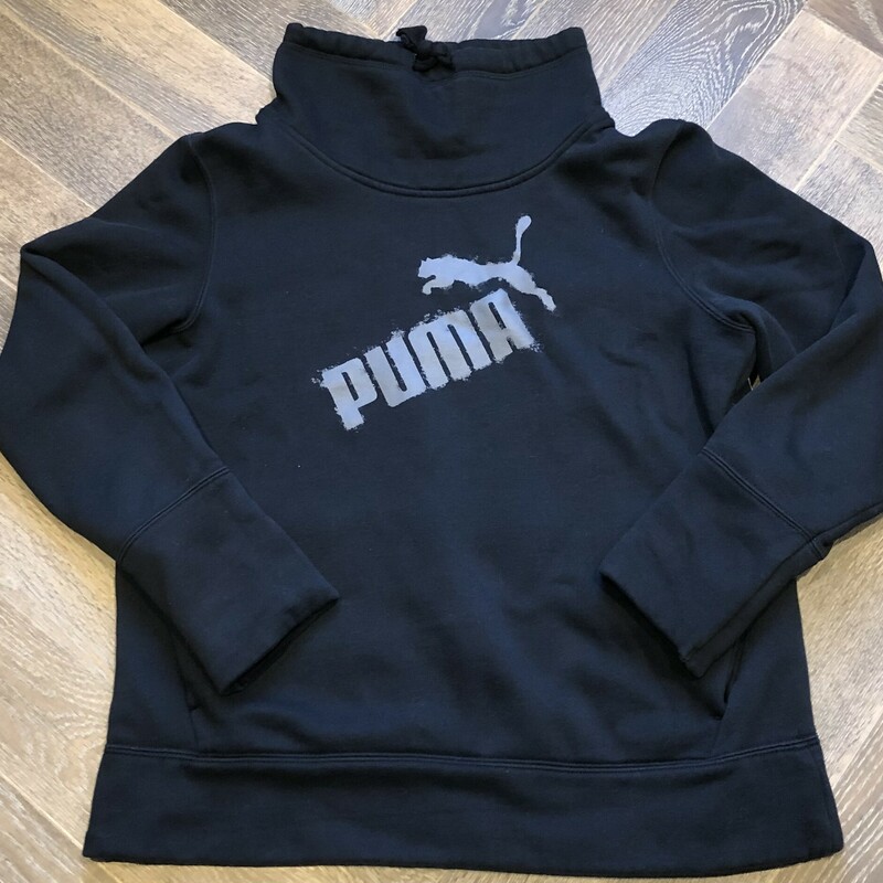 Puma Sweater, Black, Size: 14Y