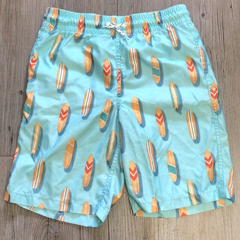 Old Navy Swimming Trunks, Multi, Size: 10-12Y