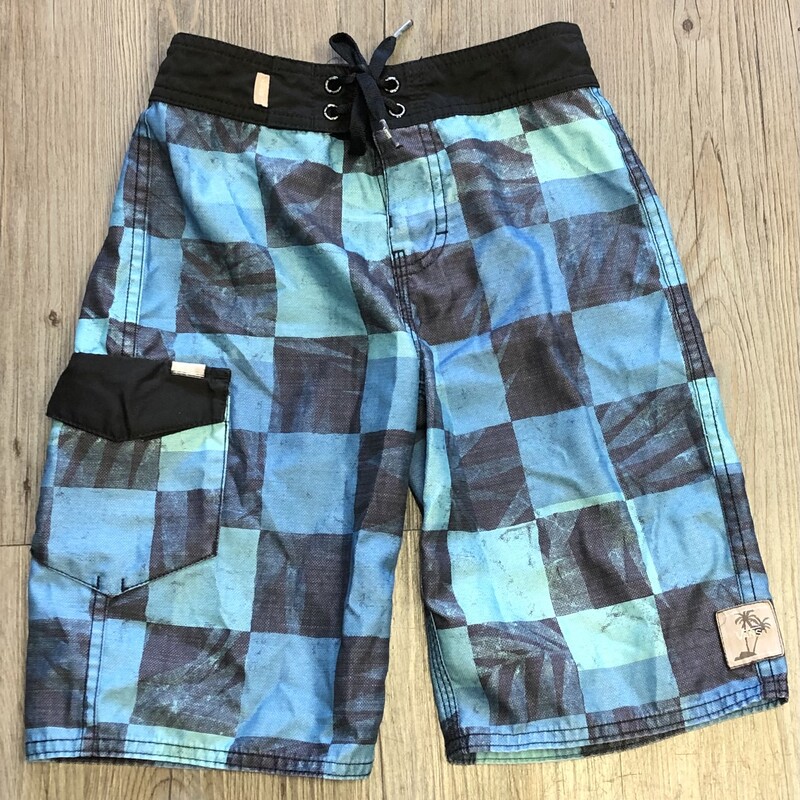 Vans Swimming Trunks, Blue, Size: 8Y