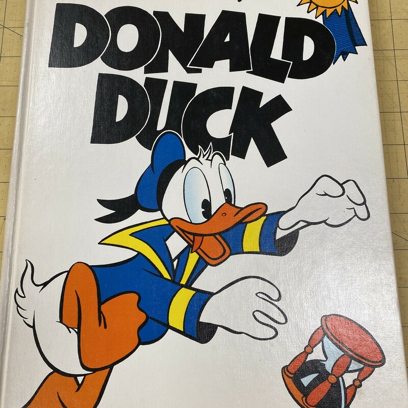 Donald Duck Book Of Comics, Off Whte, Size: 10x13 In