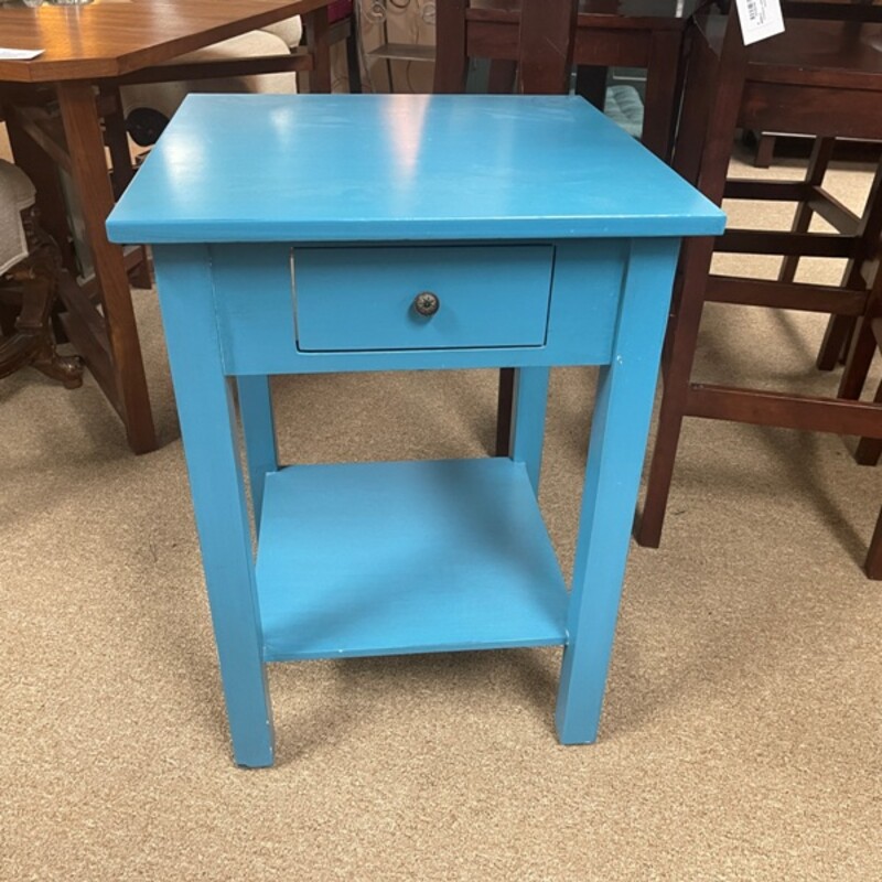 Turquoise Side Table