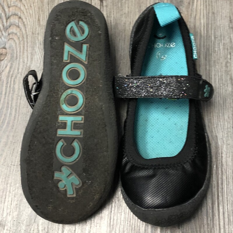 Chooze Mary Jane Shoes, Black, Size: 12Y