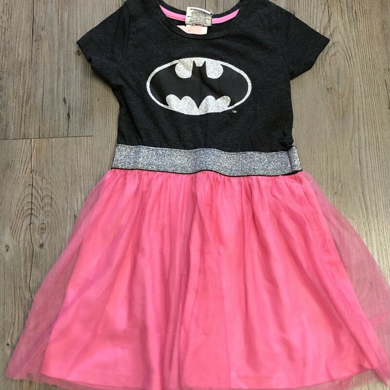 Batgirl Dress, Blk/pink, Size: 6Y
