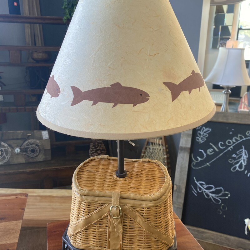 Fishing Creel Lamp