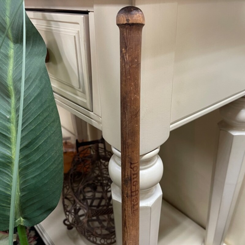 Vintage Long-Bell Walking Cane, Size: 36 Long