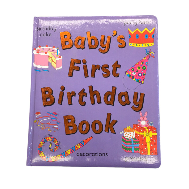 Babys First Birthday Book