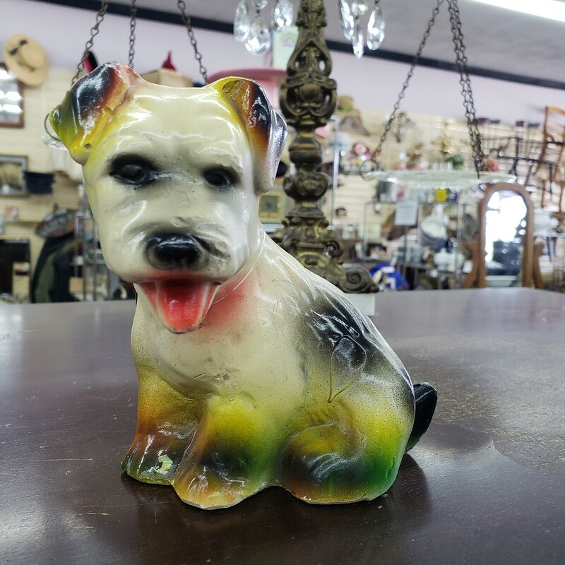 Chalkware Dog, Terrier, Size: 5