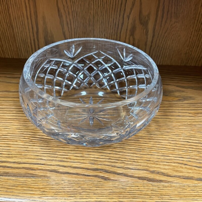 Cut Crystal Serving Bowl, Size: 7x4