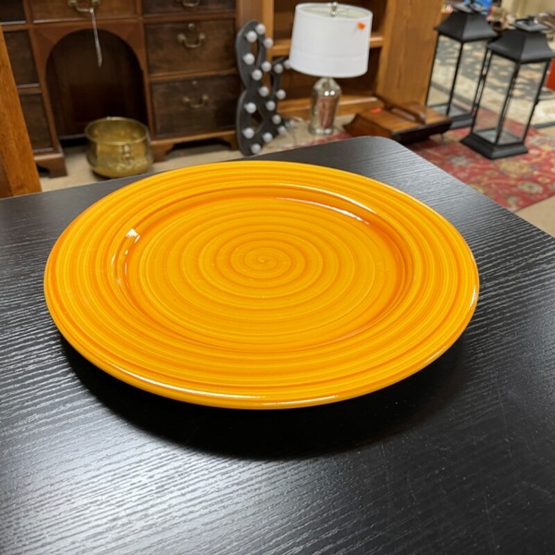 Orange Serving Platter