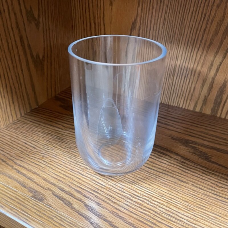 Crystal Vase/Candle Holder, Size: 4x6