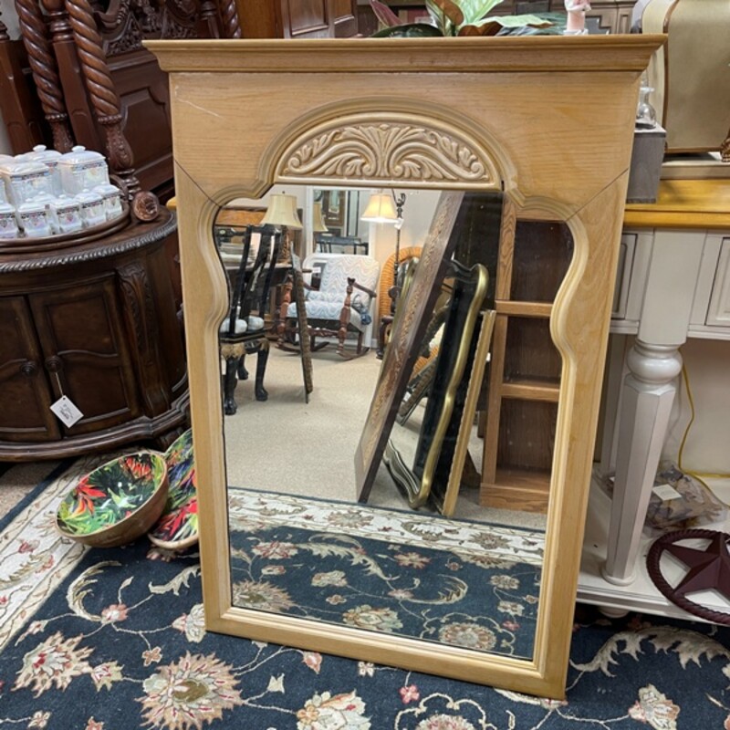 Wood Mirror, Size: 32x47
