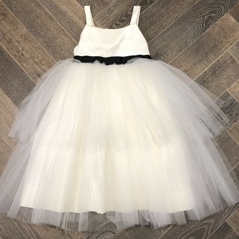 Malley & Co Dress, White, Size: 3Y