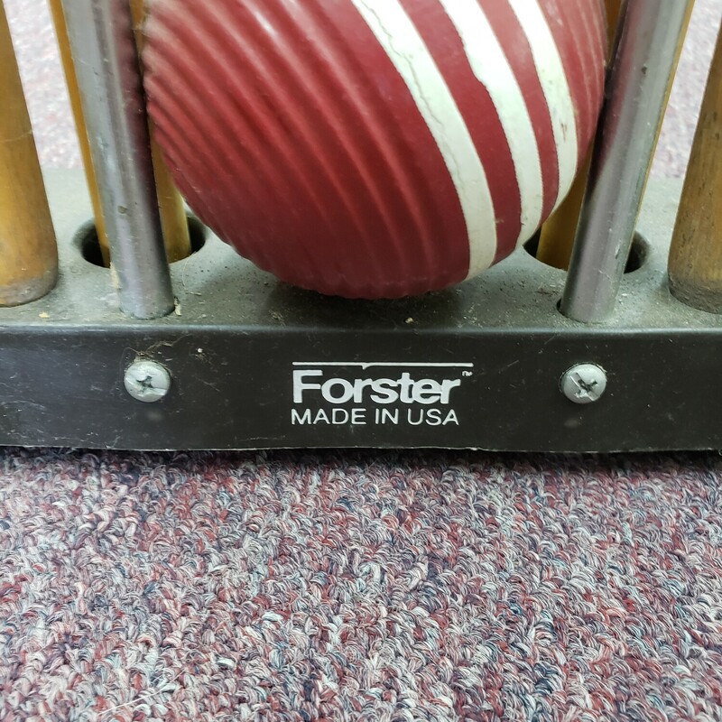 Forster Croquet Set, Vintage, Size: W/ Stand