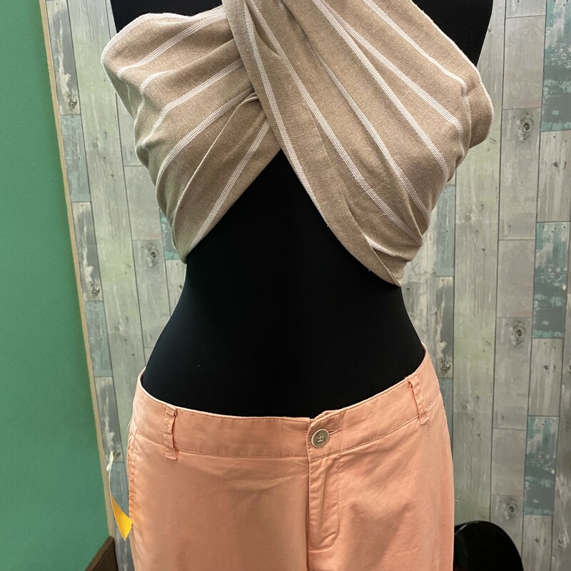 Polly Wrap Top<br />
Tan<br />
Size: Small