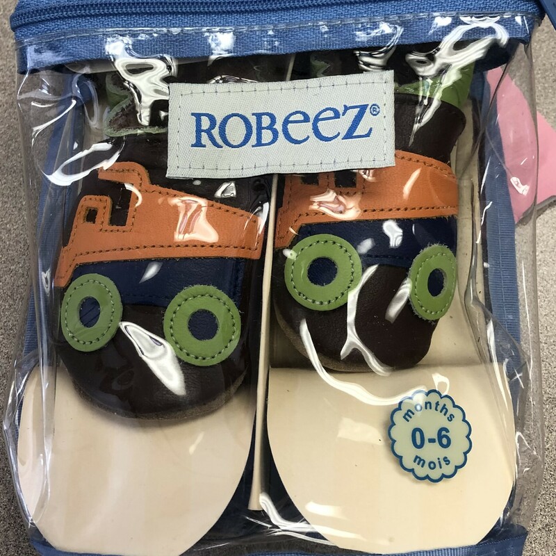 Robeez Shoes, Multi, Size: 0-6M
NEW